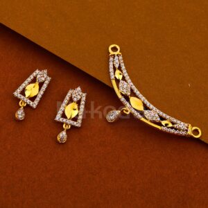 22CT Gold Women's Fancy Hallmark Mangalsutra Pendant Set MP437
