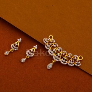 22CT Gold Delicate Ladies Mangalsutra Pendant Set MP426
