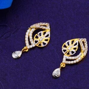 18KT Gold Ladies Fancy Pendant Set FPS337
