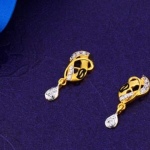 916 Gold CZ Hallmark Stylish Ladies Fancy Pendant Set FPS336