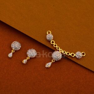 22KT Gold Women's Fancy Hallmark Mangalsutra Pendant Set MP420