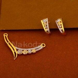 22KT Gold Women's Exclusive Hallmark Mangalsutra Pendant Set MP521