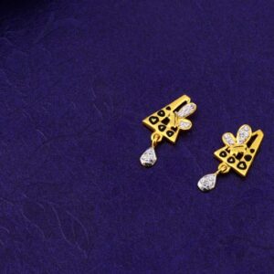 916 Gold CZ Delicate Ladies Fancy Pendant Set FPS358