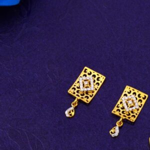 916 Gold CZ Classic Ladies Fancy Pendant Set FPS357