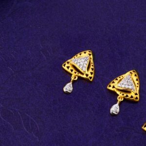 916 Gold Hallmark Stylish Ladies Fancy Pendant Set FPS359