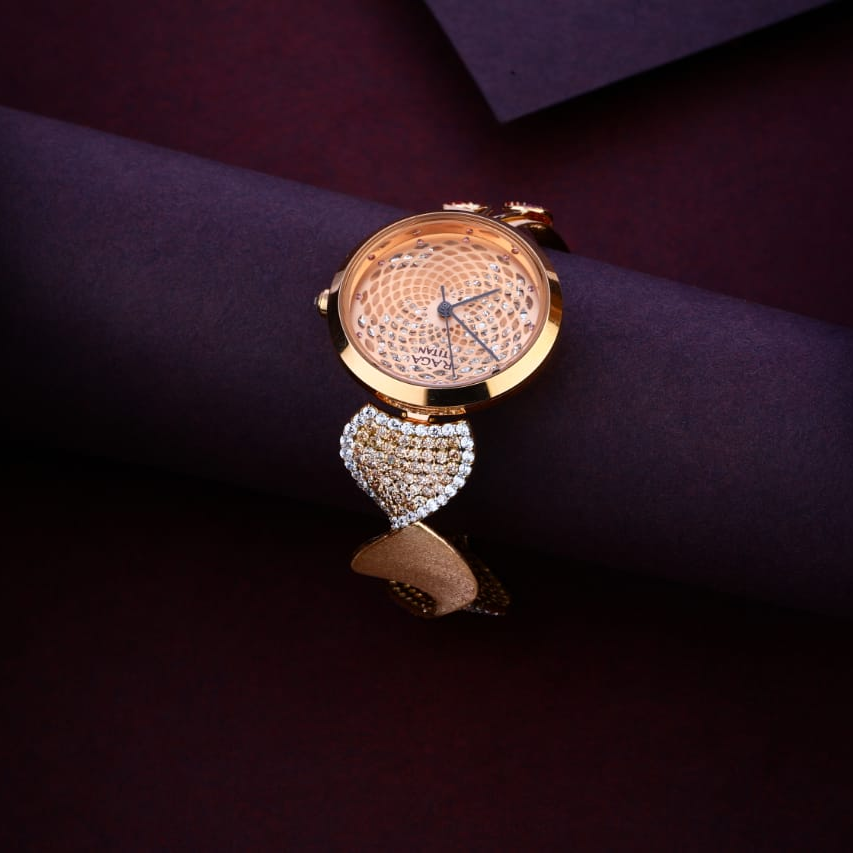 750 Rose Gold Hallmark Delicate Ladies Watch RLW357 - Image 2