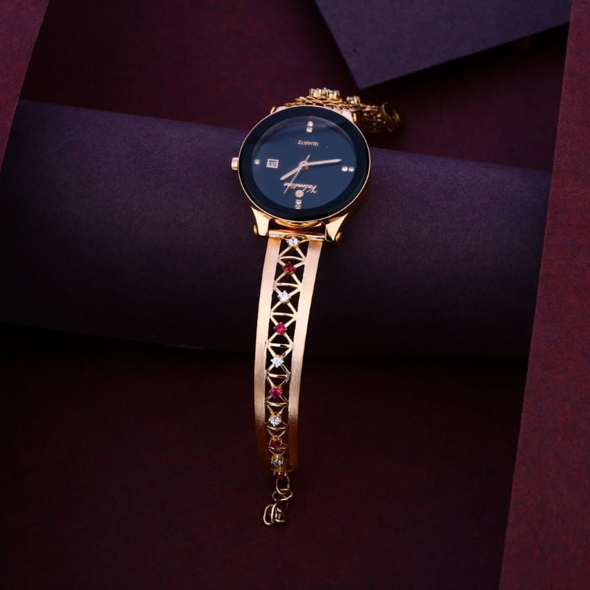 750 Rose Gold Hallmark Fancy Ladies Watch RLW356 - Image 2