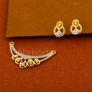 22KT Gold Ladies Mangalsutra Pendant Set MP508