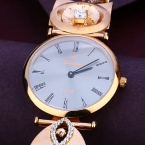 750 Rose Gold Hallmark Ladies Watch RLW369