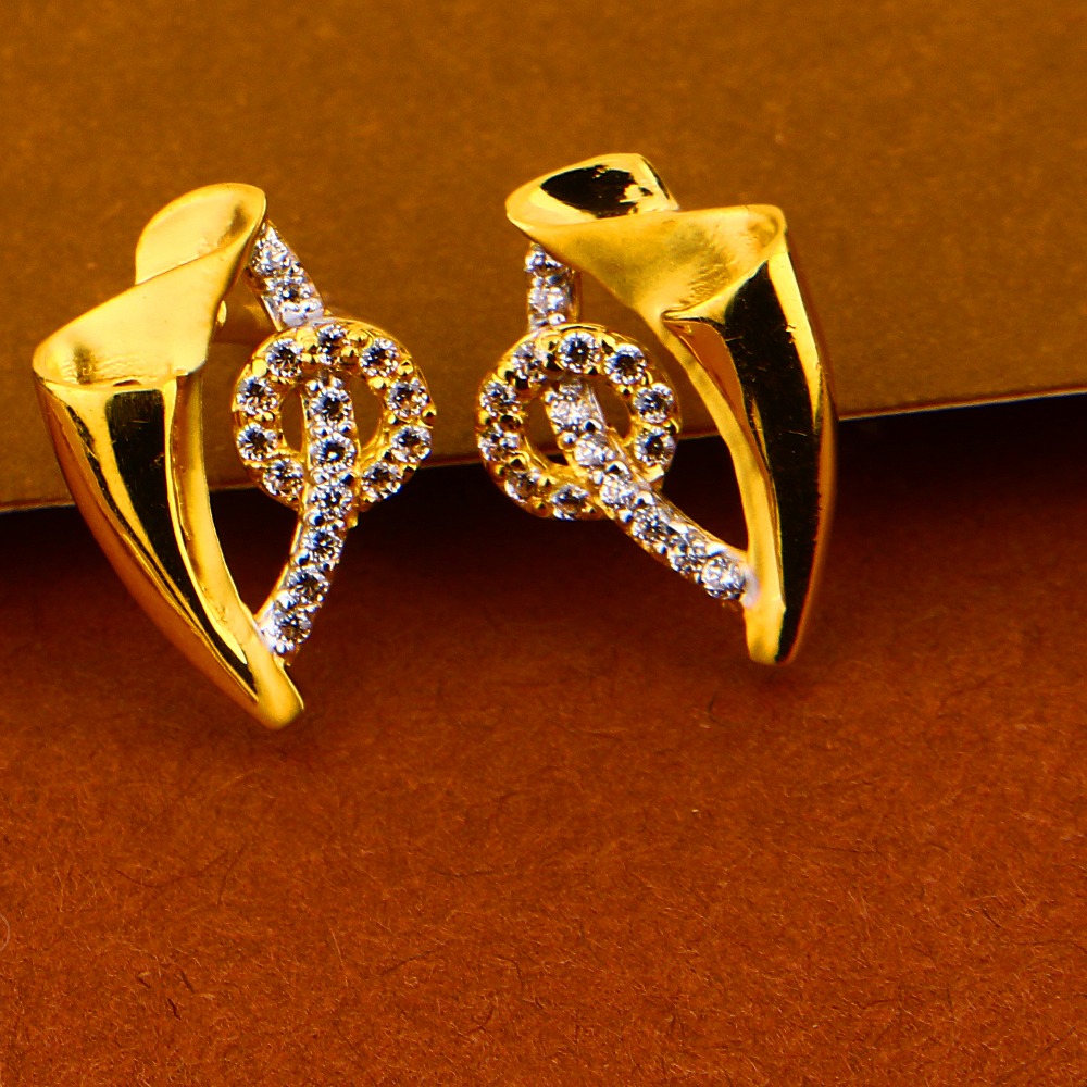 916 Gold Ladies Mangalsuta Stylish Pendant Set MP499 - Image 2