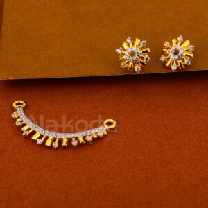 916 Gold Mangalsuta Pendant Set MP492