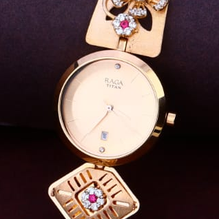 750 Rose Gold Delicate Ladies Watch RLW364 - Image 3