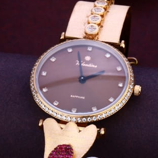 750 Rose Gold Classic Ladies Watch RLW363 - Image 3
