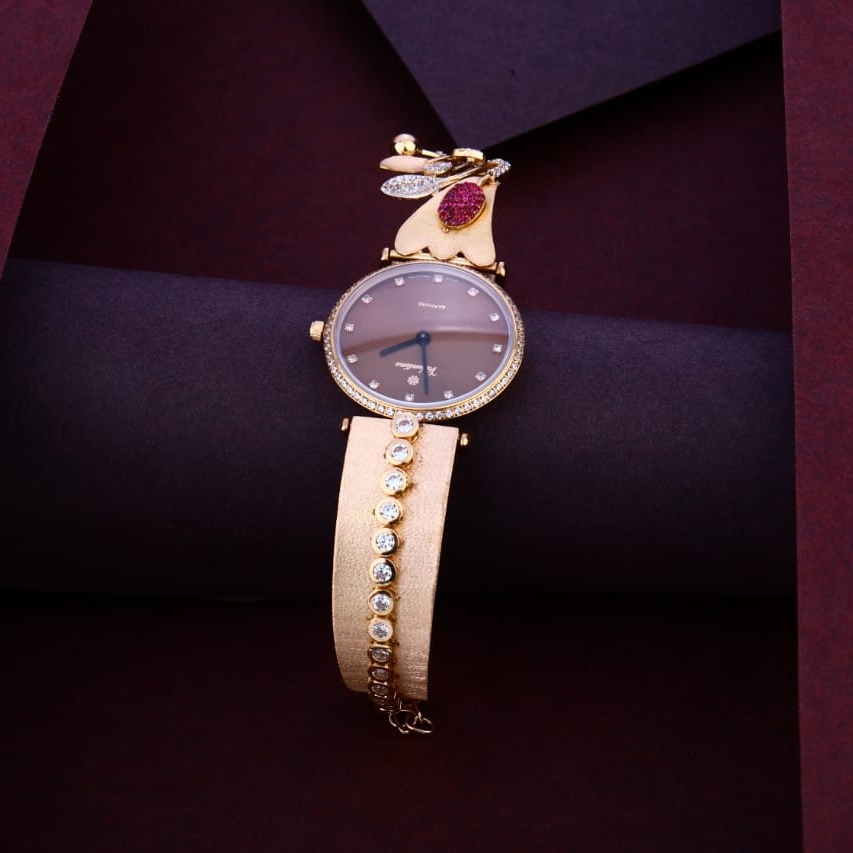 750 Rose Gold Classic Ladies Watch RLW363 - Image 2