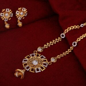916 Gold Ladies Chain Necklace Set CN274