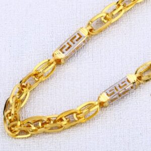 916 Gold Hallmark Stylish Mens Choco Chain MCH636