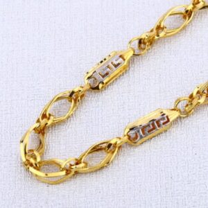 916 Gold Hallmark Exclusive Mens Choco Chain MCH632
