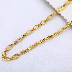 916 Gold Hallmark Exclusive Mens Choco Chain MCH632