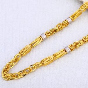 916 Gold Hallmark Exclusive Mens Choco Chain MCH653