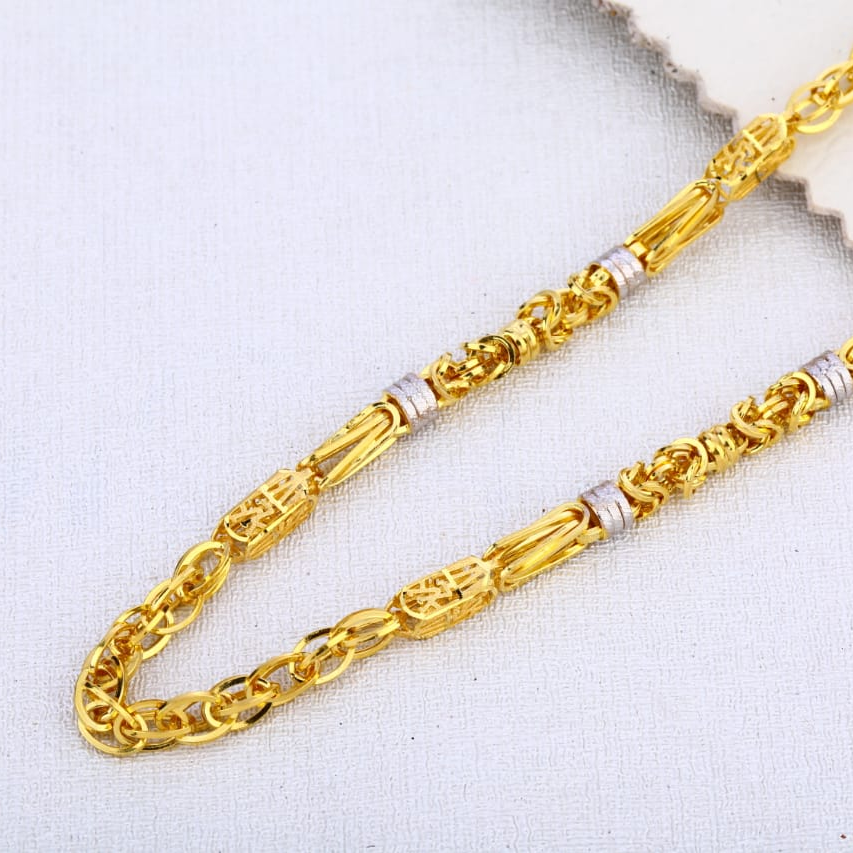 916 Gold Hallmark Exclusive Mens Choco Chain MCH653