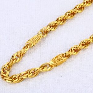 916 Gold Hallmark Designer Mens Choco Chain MCH651
