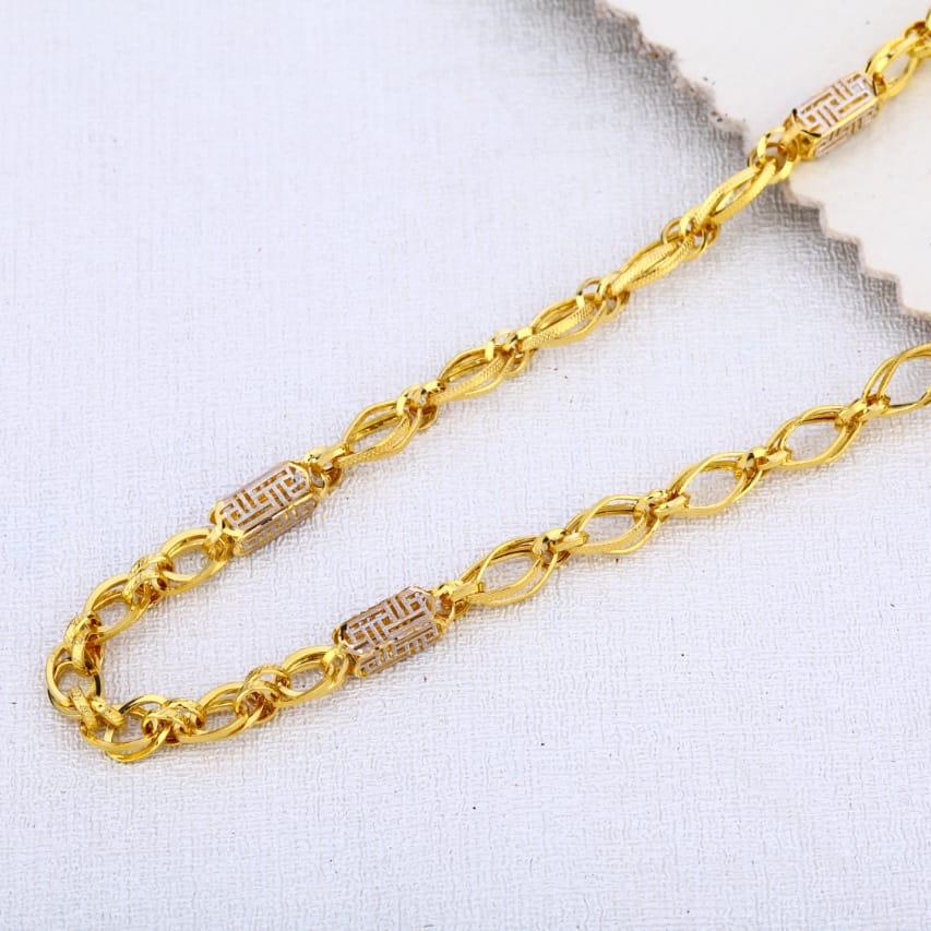 916 Gold Stylish Mens Choco Chain MCH648