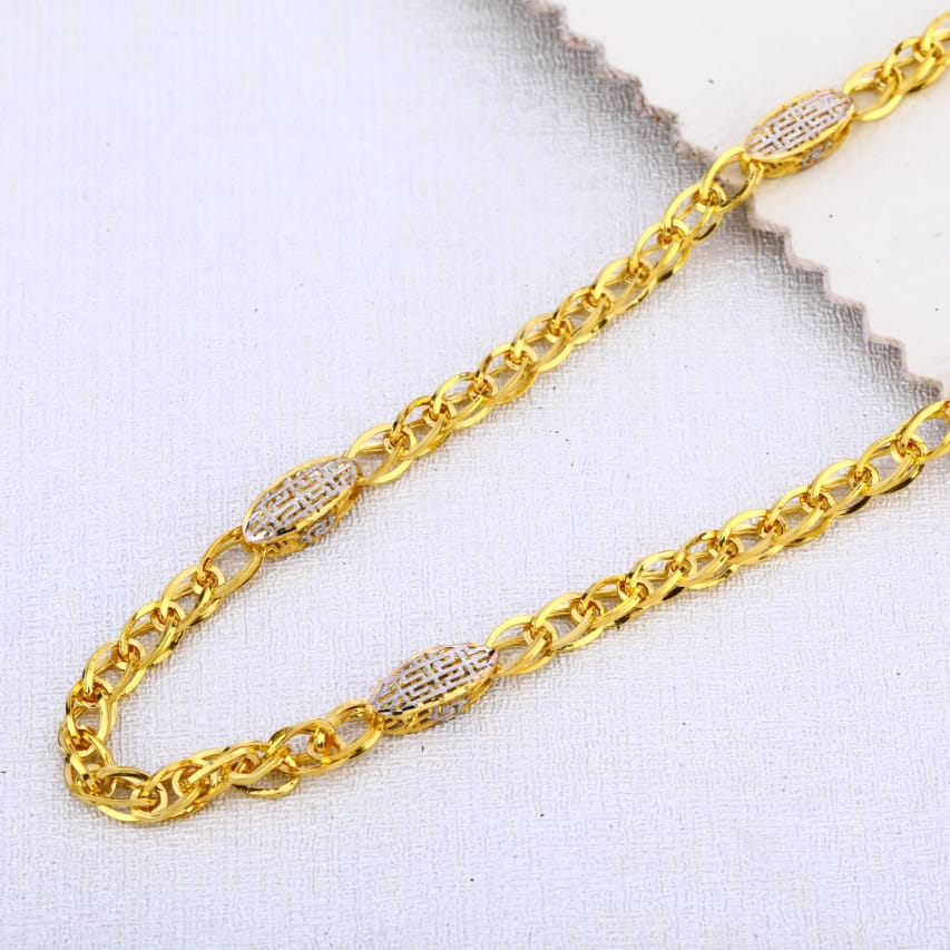 916 Gold Gorgeous Mens Choco Chain MCH647