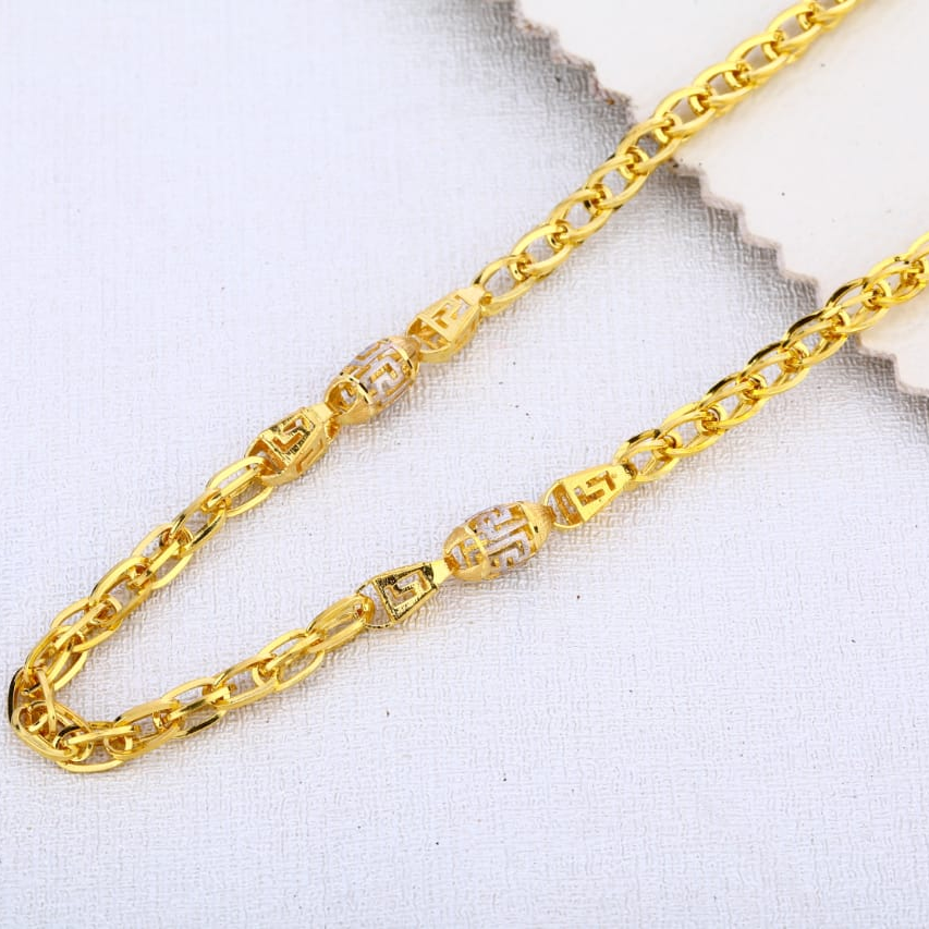 916 Gold Delicate Mens Choco Chain MCH644