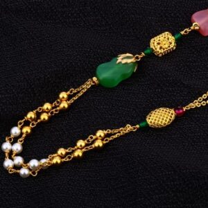 916 Gold Hallmark Classic Ladies Moti Mala AC287