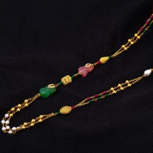 916 Gold Hallmark Classic Ladies Moti Mala AC287