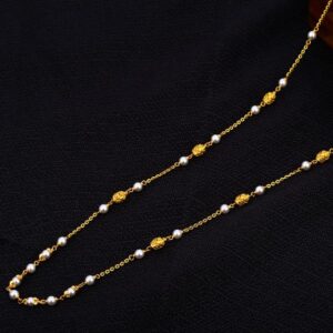 916 Gold Hallmark Ladies Moti Mala AC281
