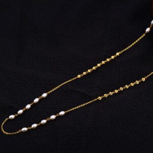 916 Gold Stylish Ladies Moti Mala AC284
