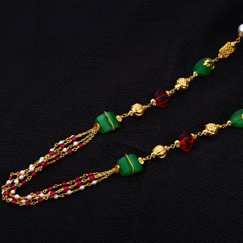 916 Gold Gorgeous Ladies Moti Mala AC285