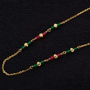 916 Gold Fancy Ladies Moti Mala AC279