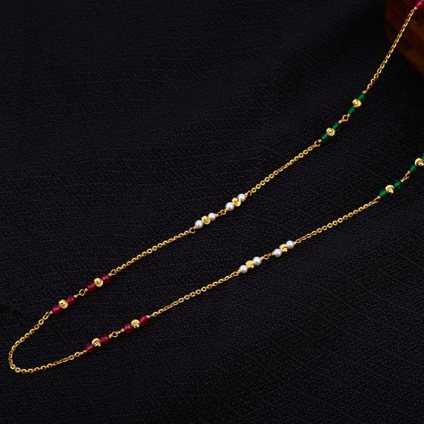 916 Gold Exclusive Ladies Moti Mala AC278