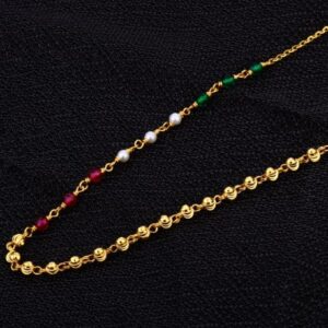 916 Gold Delicate Ladies Moti Mala AC283