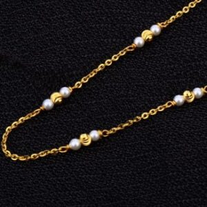 916 Gold Classic Ladies Moti Mala AC282