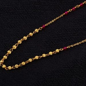 916 Gold Ladies Moti Mala AC273