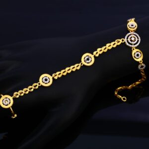 916 Gold CZ Fancy Ladies Hathpan HP101