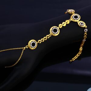 916 Gold CZ Classic Ladies Hathpan HP97