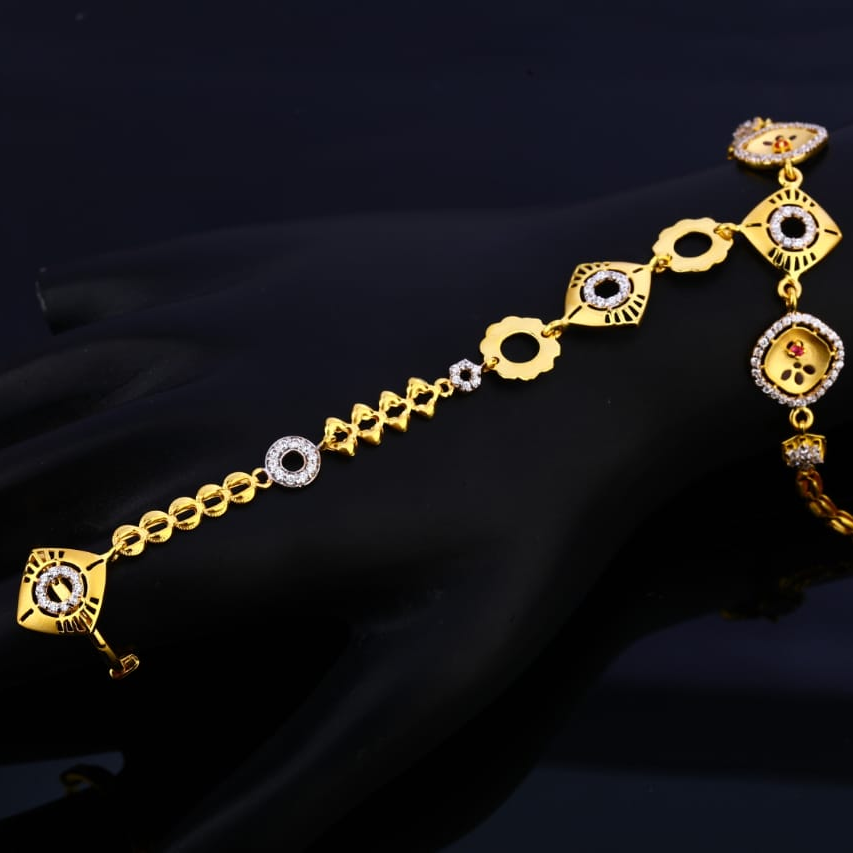 916 Gold Hallmark Stylish Ladies Hathpan HP95