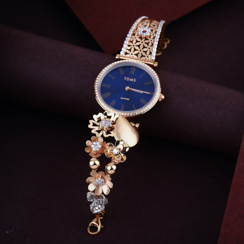 750 Rose Gold Fancy Ladies Watch RLW346