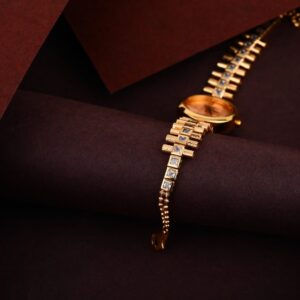 750 Rose Gold Designer Ladies Watch RLW349