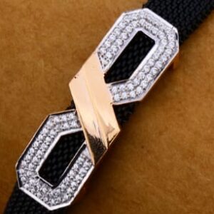 750 Rose Gold Leather Bracelet MLB344