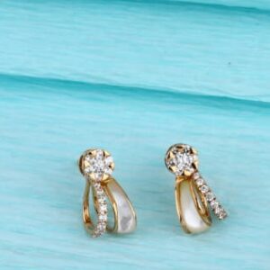 750 rose gold delicate mangalsutra pendant set rmpn158