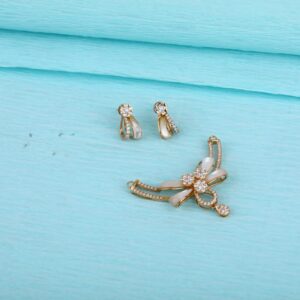 750 rose gold delicate mangalsutra pendant set rmpn158