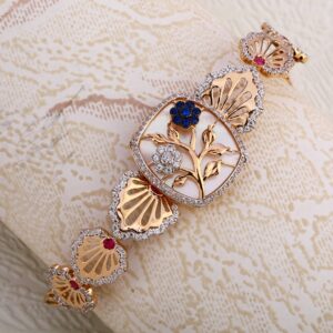 18KT Rose Gold Women's Exclusive Hallmark  Bracelet RLKB357