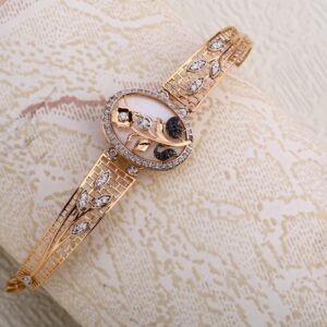 18KT Rose Gold Women's Delicate Hallmark  Bracelet RLKB356