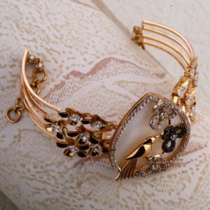 18KT Rose Gold Women's Designer Hallmark  Bracelet RLKB355