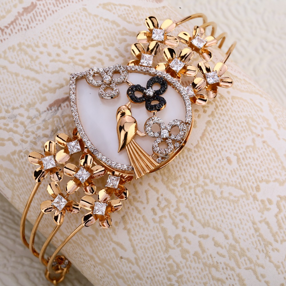 18KT Rose Gold Women's Designer Hallmark  Bracelet RLKB355